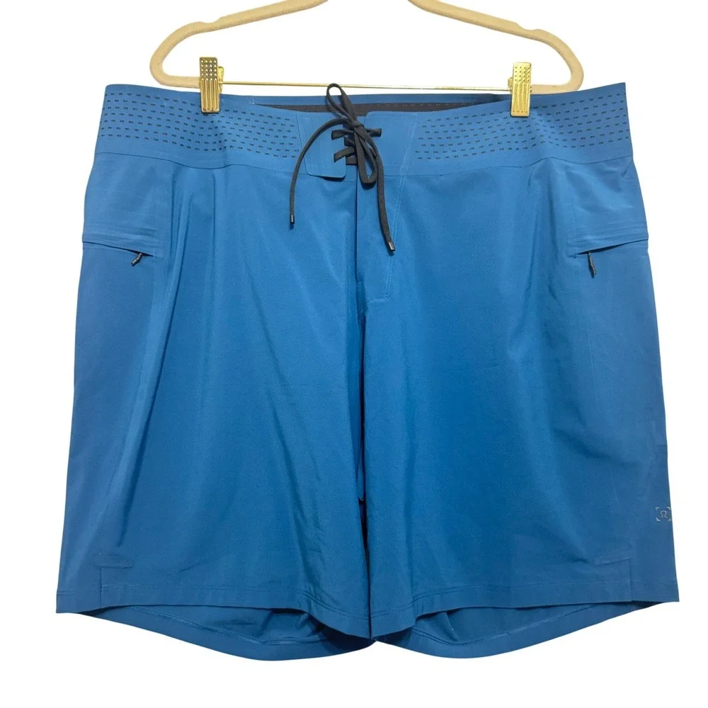 Lululemon Current State Board Swim Shorts Mens 38‎ Poseidon Blue Excellent 9in